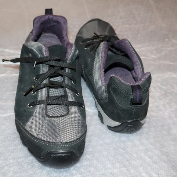 Columbia dragonfly LEA hiking Walking sneakers women's BL3498-010 Gray Black - Picture 7 of 10